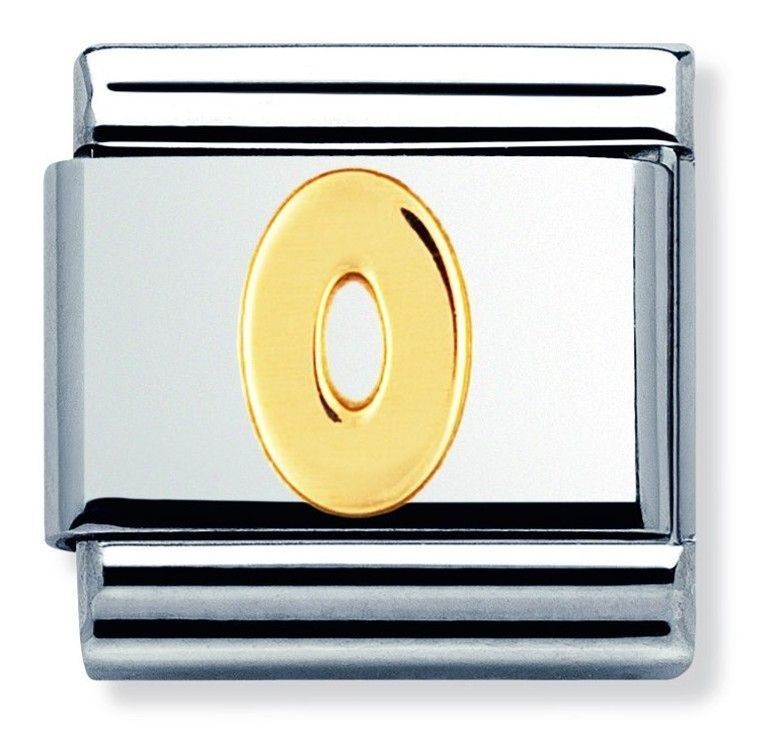 Nomination Link 18K zawieszka złoto 'Cyfra 0' 030102 00✓ Wyjątkowy prezent ✓ Nomination ✓ Bransoletka Nomination ✓ Bransoletka ze stali ✓Nomination Italy.jpg